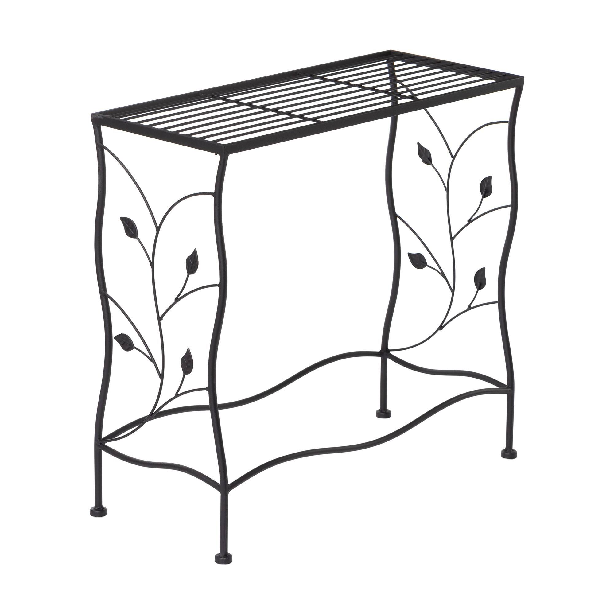 Glitzhome® Black Rectangular Nesting Metal Planter Set
